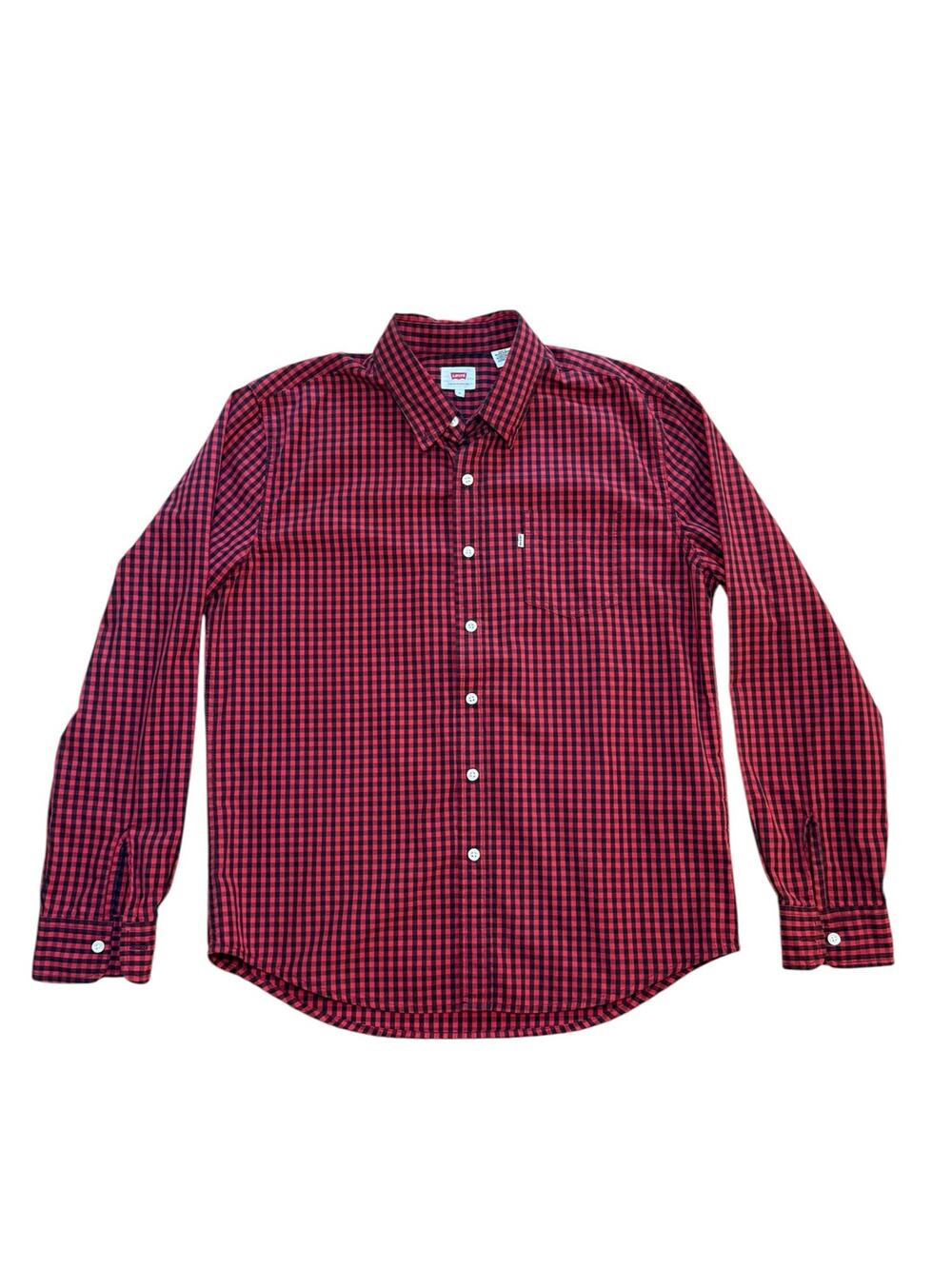 Levi’s Red & Black Gingham Button-Up Shirt